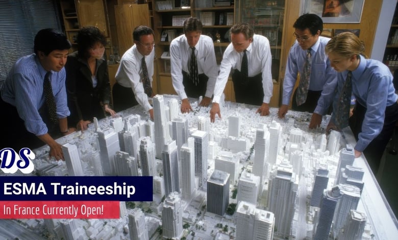 ESMA Traineeships 2026 Open in Paris France