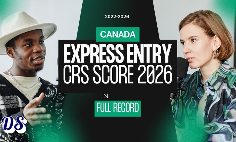 Canada Express Entry CRS Cut-Off Scores (2022-2026) The Real Trendline Behind the “Magic Number”