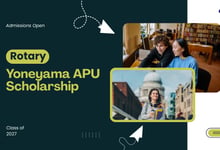 Rotary Yoneyama Scholarships 2027 at Ritsumeikan APU for Master and PhD Admissions Open