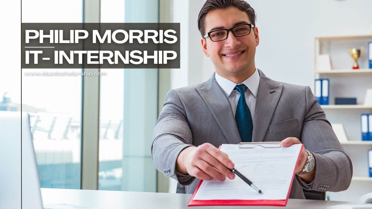 Philip Morris IT Internships in Rome 2024