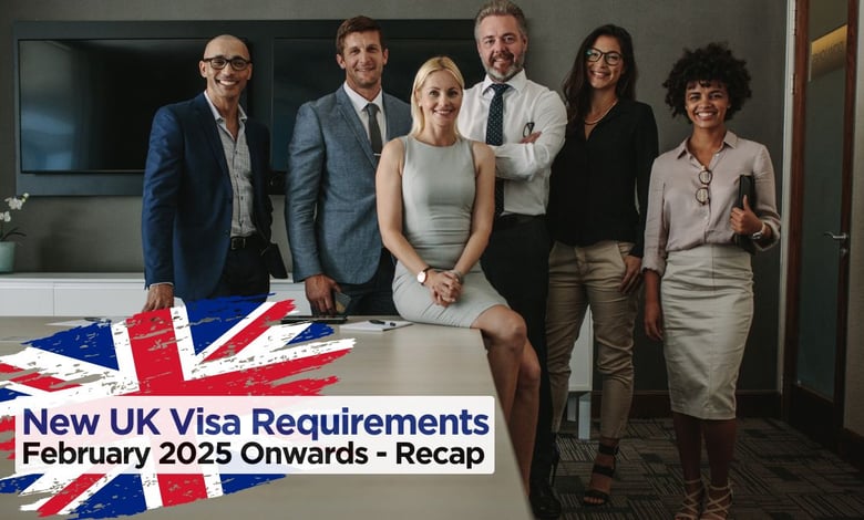 New Minimum Visa Requirements for UK Visa Applications February 2025 Onwards