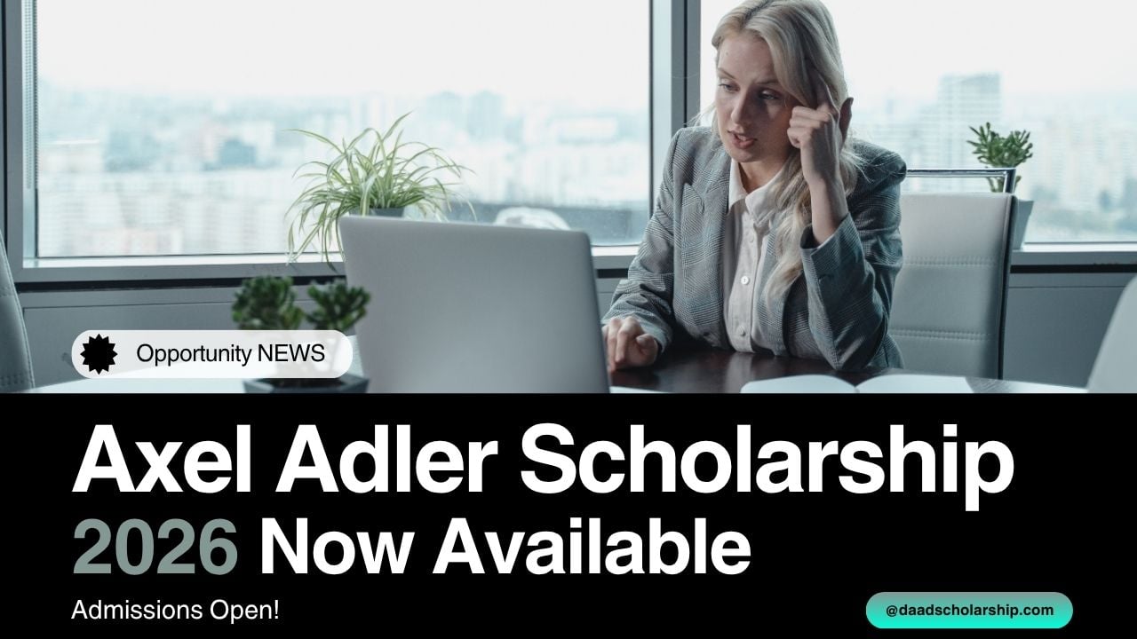 Axel Adler Scholarship 2026 for International Students