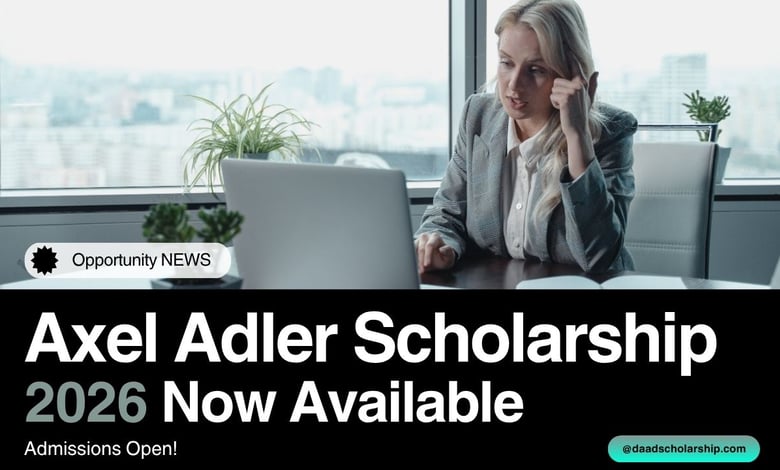 Axel Adler Scholarship 2026 for International Students