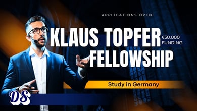 Germany Klaus Töpfer Fellowships 2027 of €30,000 Funding Open
