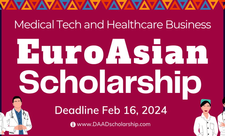 Euro-Asian Master Scholarship 2024 in Medical Technology and Healthcare Business