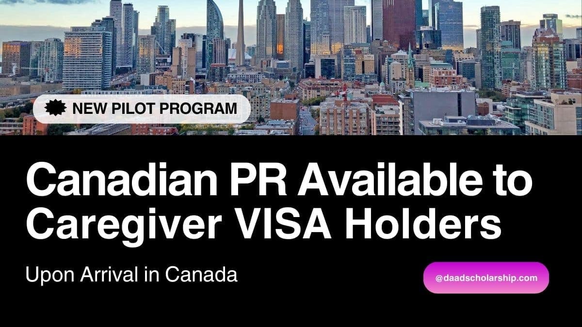 Canadian Permanent Residency Available to Caregiver VISA Holders Upon Arrival