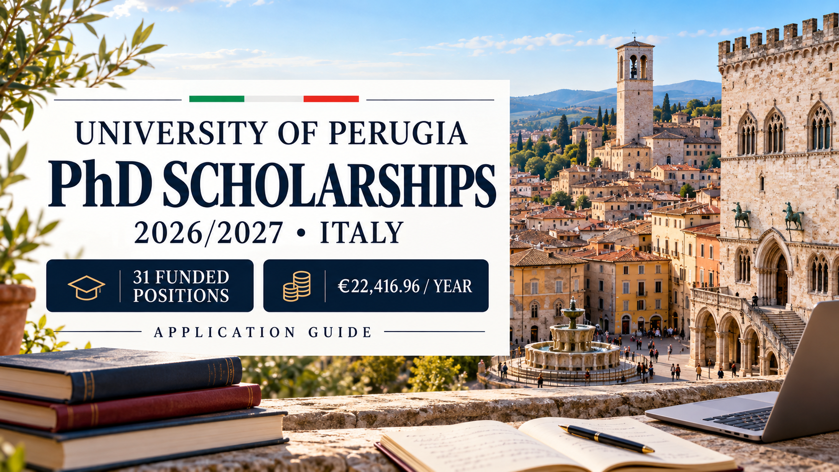University of Perugia PhD Scholarships 2027 in Italy How to Apply Guidance