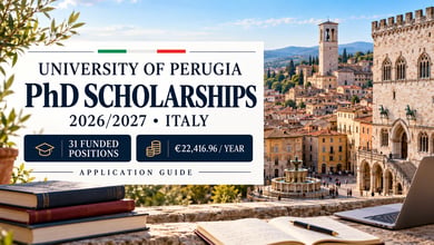 University of Perugia PhD Scholarships 2027 in Italy How to Apply Guidance