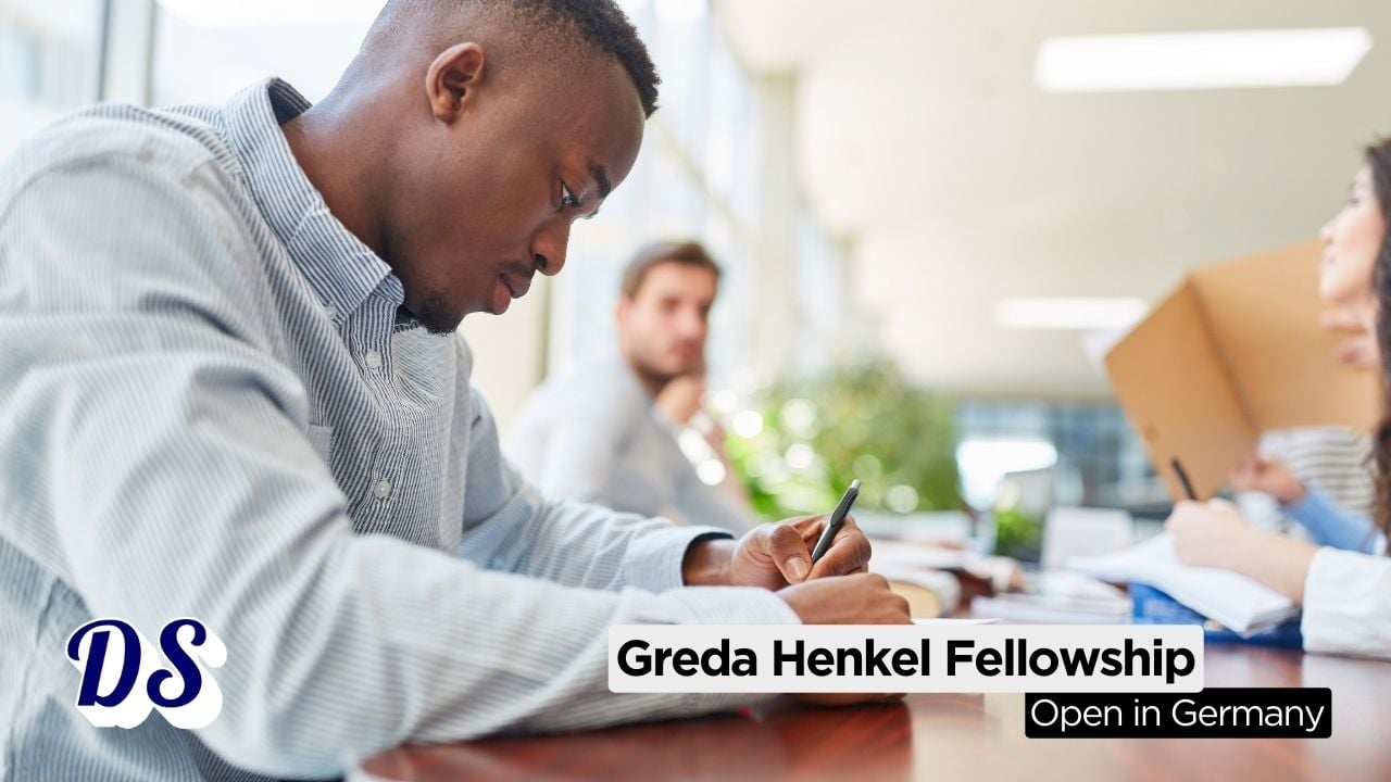 Gerda Henkel Fellowship 2026 in Germany Opens