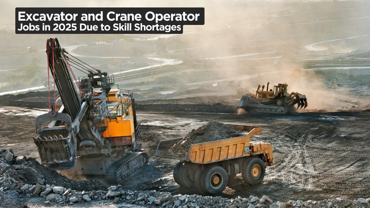 Countries Hiring Excavator and Crane Operators in 2025 Due to Skill Shortages