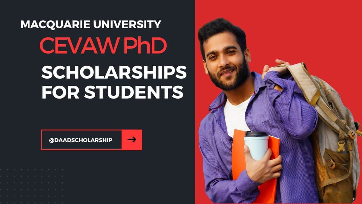 CEVAW PhD Scholarship 2024 at Macquarie University