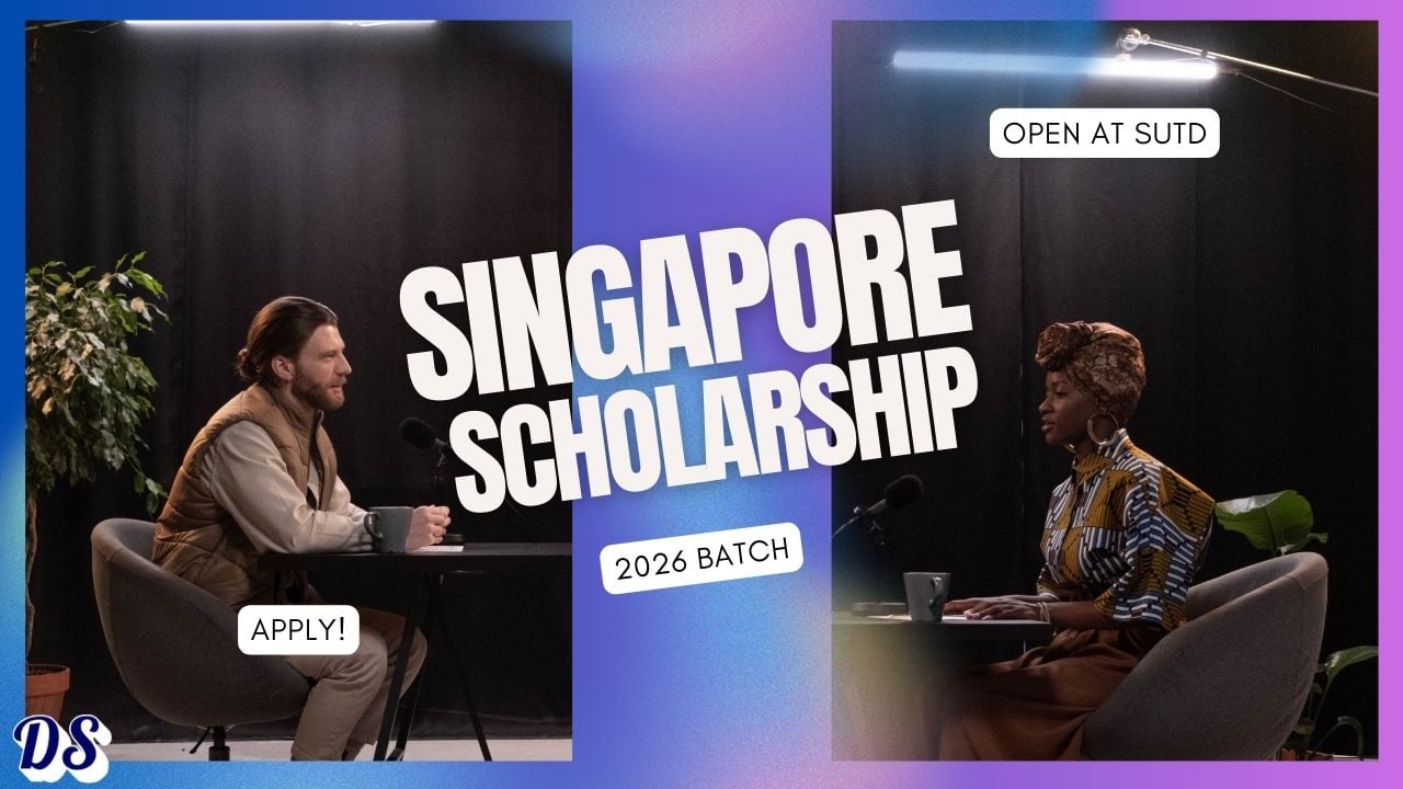 SUTD Design and Engineering Scholarships 2026 at Singapore University of Technology and Design