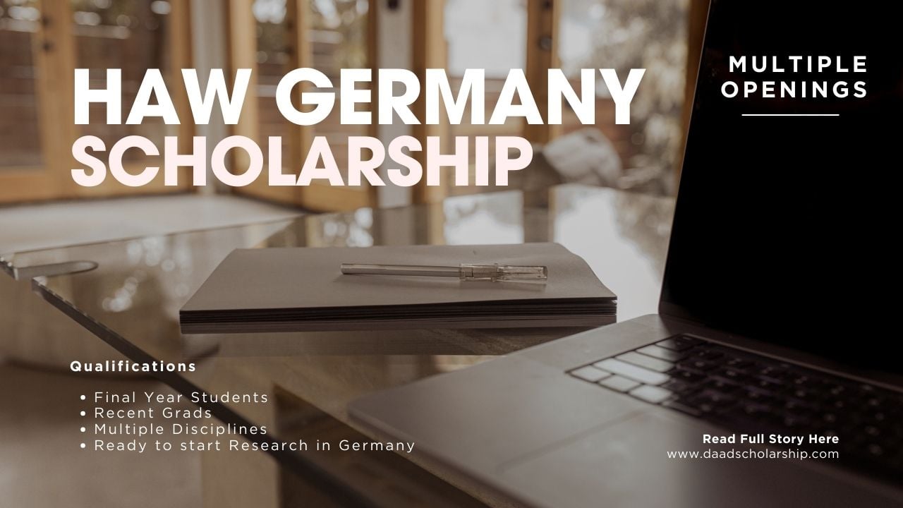 HAW International Research Scholarships 2026 at Universities of Applied Sciences (DAAD)