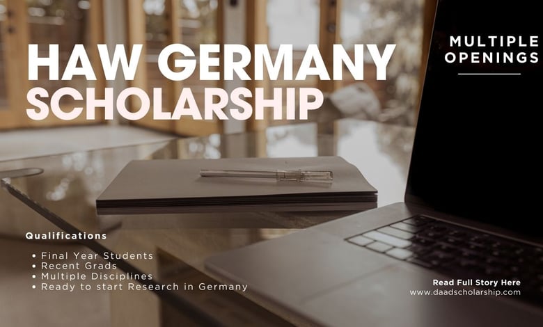 HAW International Research Scholarships 2026 at Universities of Applied Sciences (DAAD)