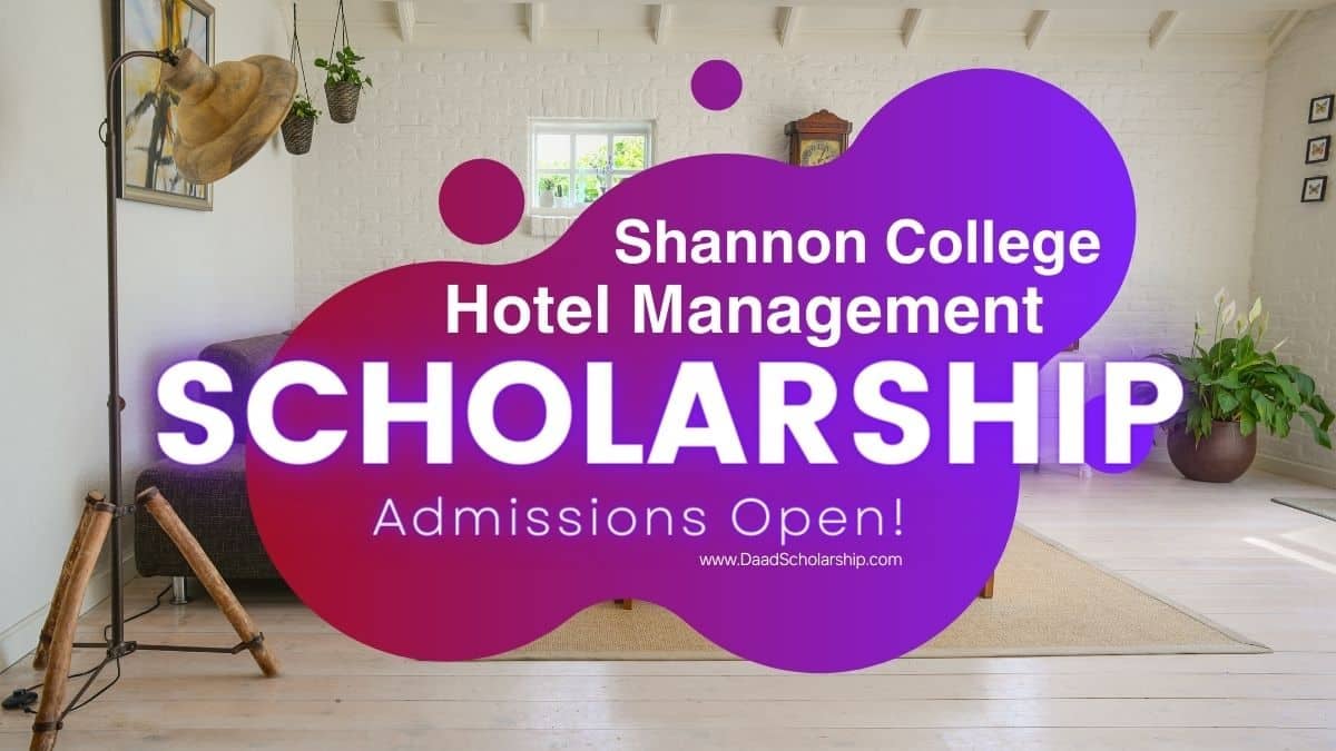 Shannon College of Hotel Management Undergrad and Postgrad Scholarships 2025