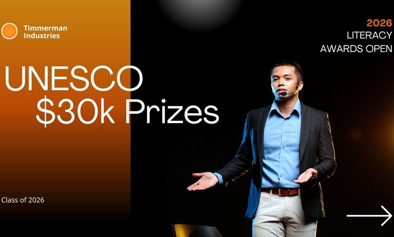 UNESCO International Literacy Prizes 2026 Open with $30,000 Awards for Global Programs