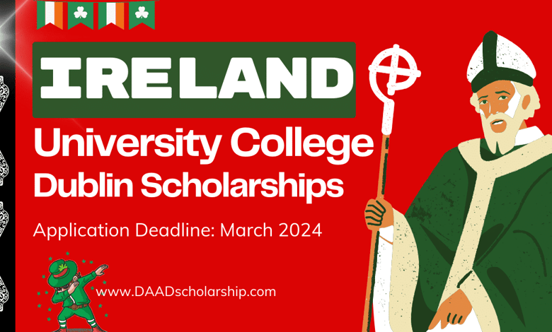 University College Dublin Scholarships 2024 by Ireland Government GOI-IES