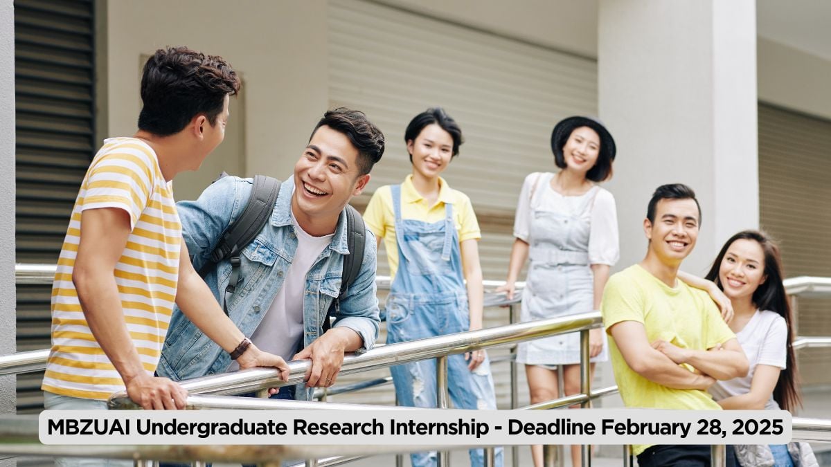 MBZUAI Undergraduate Research Internship - Deadline February 28, 2025