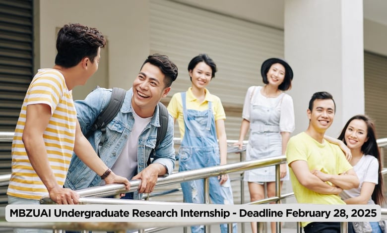 MBZUAI Undergraduate Research Internship - Deadline February 28, 2025