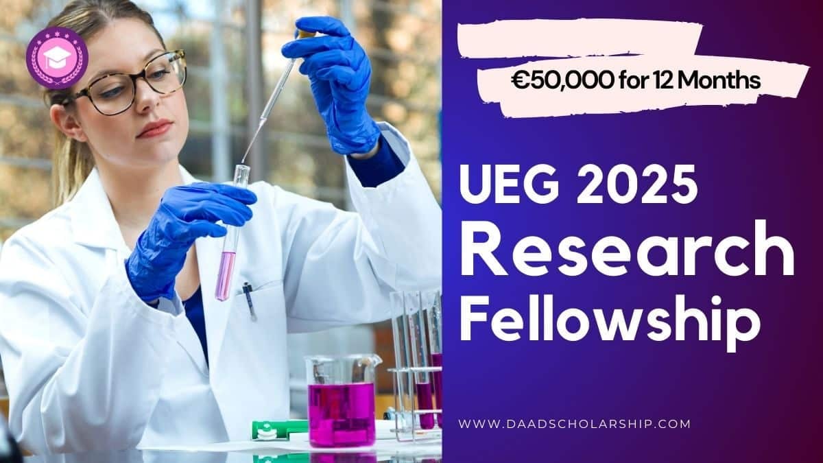 UEG Research Fellowship 2025 of €50,000 for 12 Months