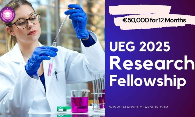 UEG Research Fellowship 2025 of €50,000 for 12 Months