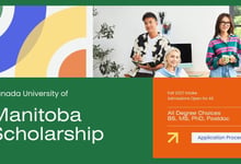 University of Manitoba’s Fall 2027 International Excellence Entrance Scholarship Seeking Applications