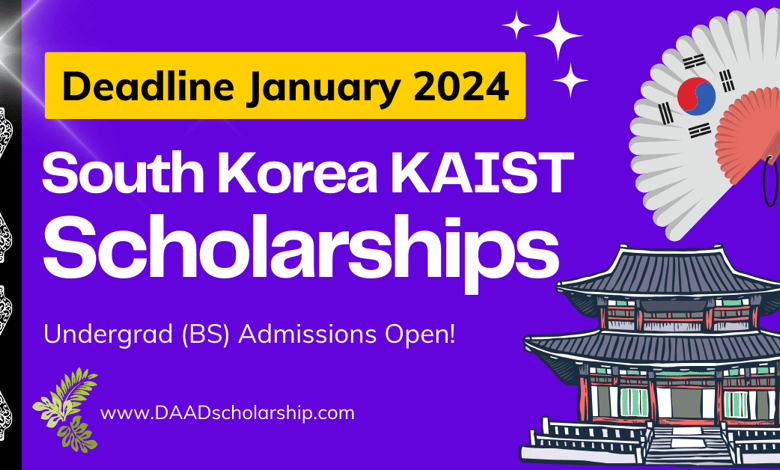 KAIST Undergrad Scholarships 2024 in South Korea