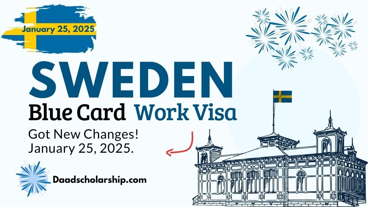 Sweden Made it Easy to Obtain EU Blue Card Work Visa (Starting January 2025)