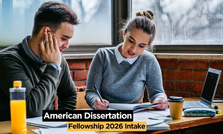 American Dissertation Fellowship 2026 Open