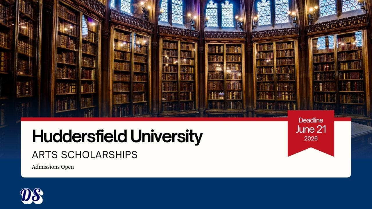 University of Huddersfield Arts Research Scholarships 2026 With Full Tuition Waiver