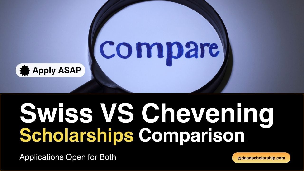 Chevening VS Swiss Excellence Scholarships 2026 Comparison Analysis