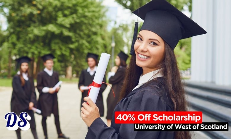 40% Off Scholarship Available at University of West of Scotland