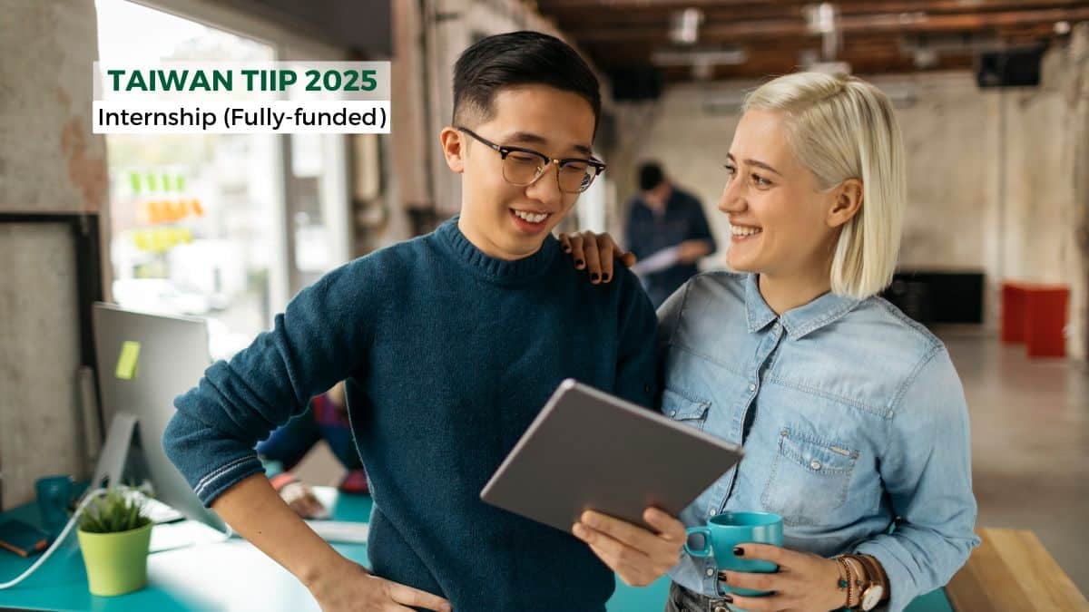Taiwan International Internship Program 2025 (Fully-funded)