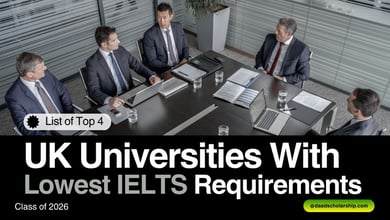 4 UK Universities With Lowest IELTS Requirements for Admissions in 2026