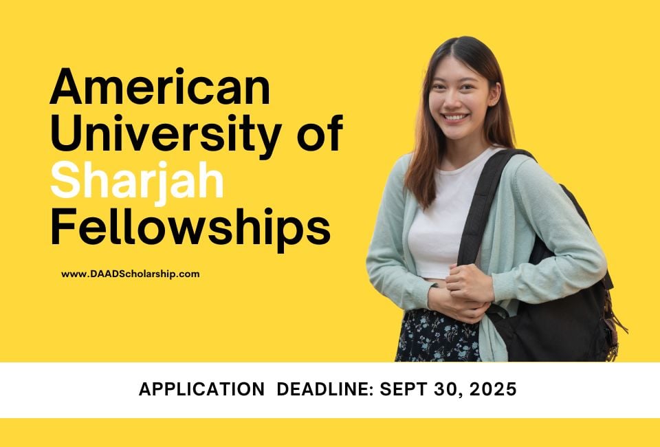 American University of Sharjah Fellowships 2026 Open