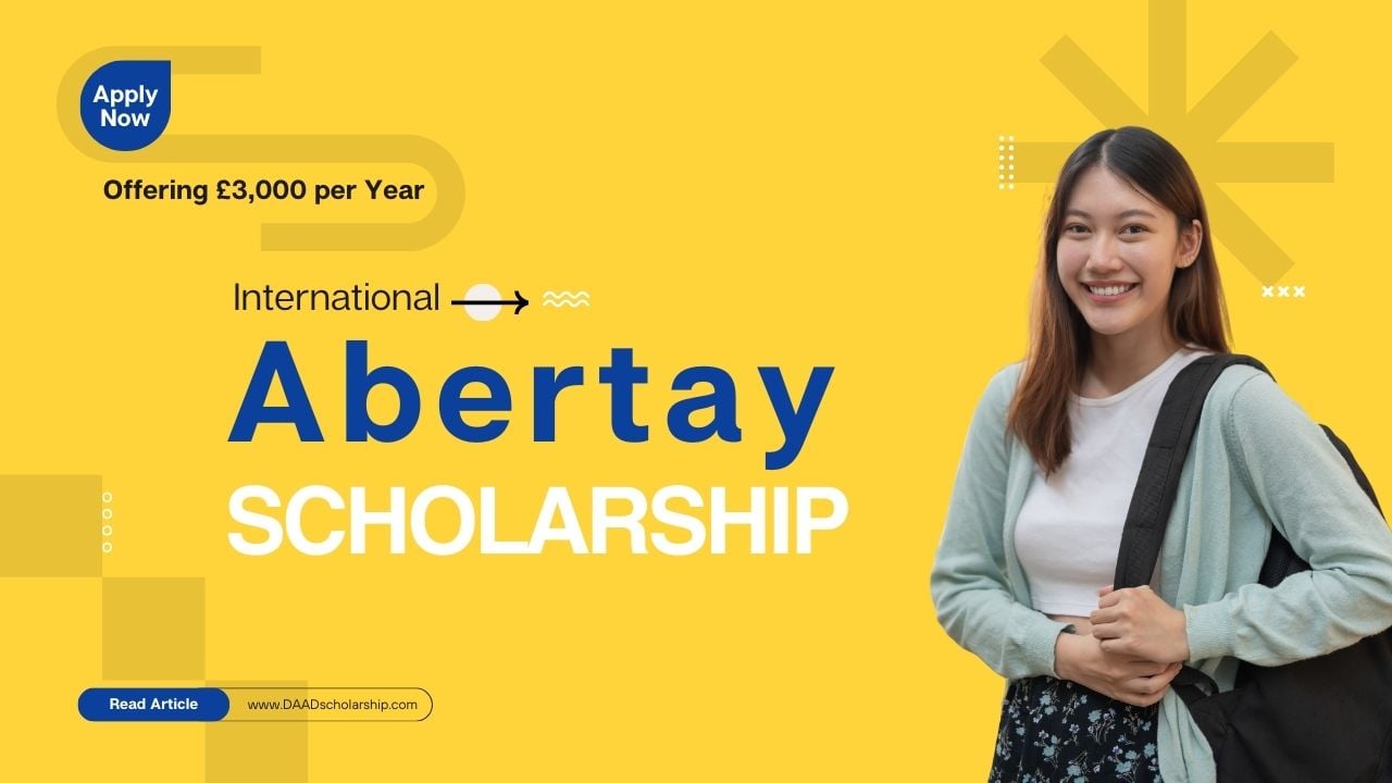 Abertay International Scholarship 2026 Offering £3,000 per Year