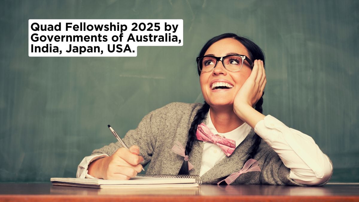 Quad Fellowship 2025 by Governments of Australia, India, Japan, USA