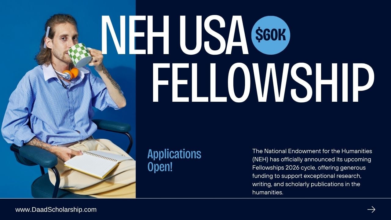 NEH Fellowships 2026 $60,000 Research Funding for Scholars Worldwide