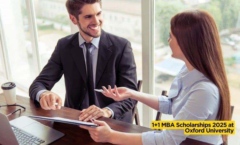 1+1 MBA Scholarships 2025 at Oxford University