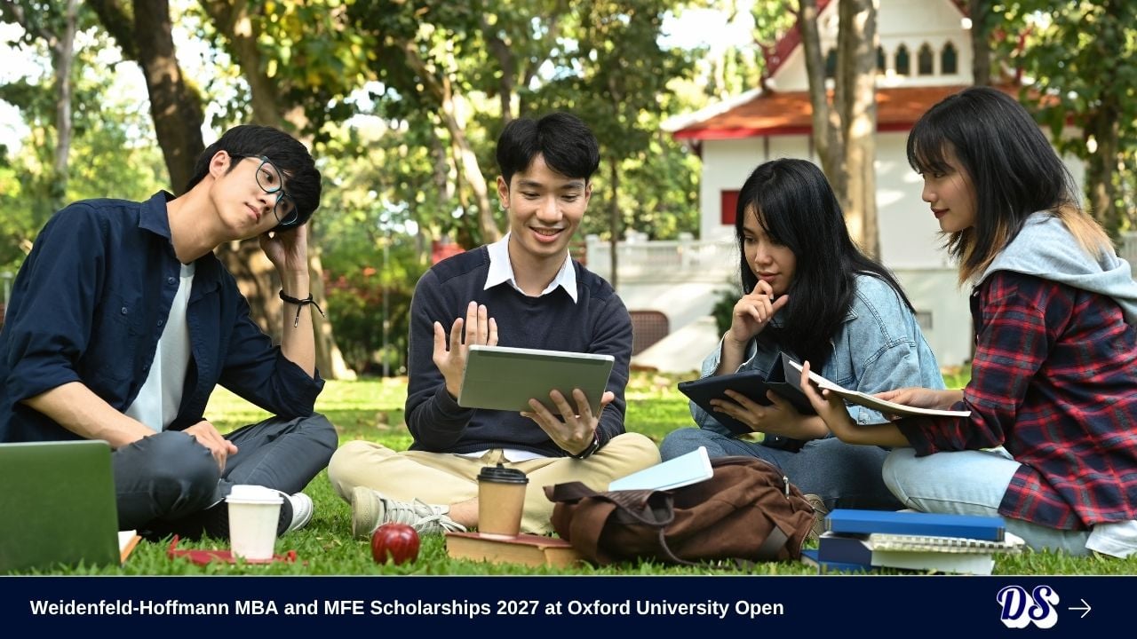 Weidenfeld-Hoffmann MBA and MFE Scholarships 2027 at Oxford University Open