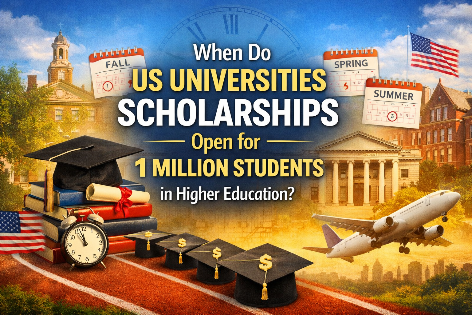 When do US Universities Admissions Open for 1 Million+ Students for Higher Education in 2027