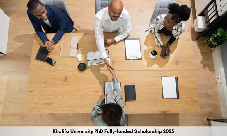 Khalifa University PhD Fully-funded Scholarship 2025