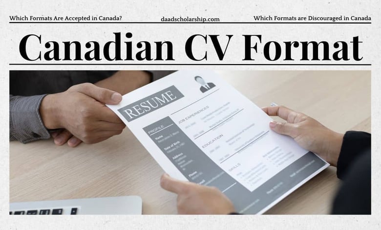 Canadian CV Format for Jobs, Scholarships, Internship Applications in 2024