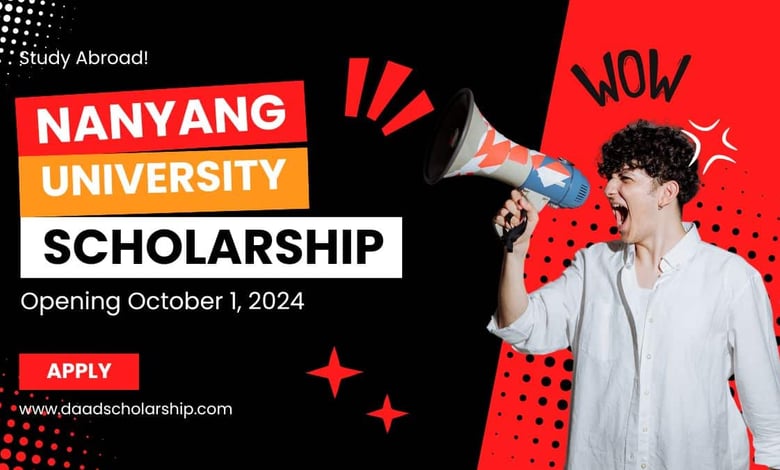 Nanyang President Graduate Scholarship Opening on October 2024