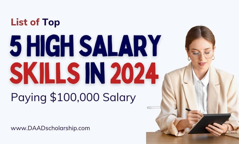 5 High-Salary Skills Paying $100,000+ in 2024