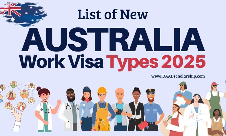 Australian Work Visa Types Updated for 2025 - List of Changes