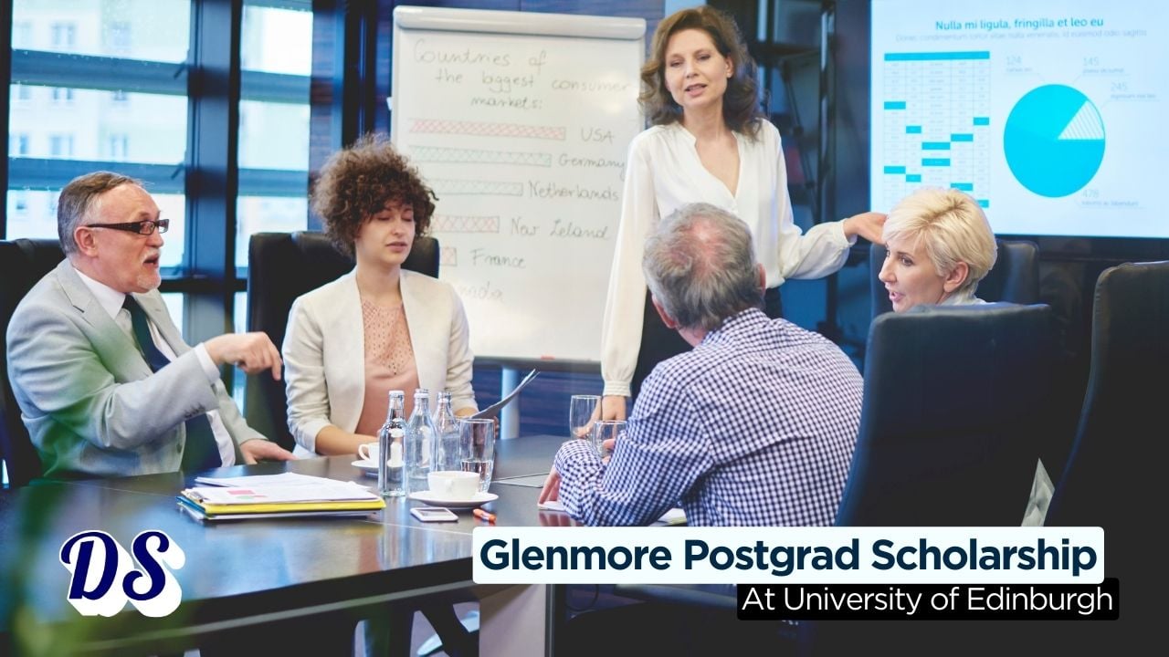 Glenmore Postgraduate Scholarship 2026 at University of Edinburgh