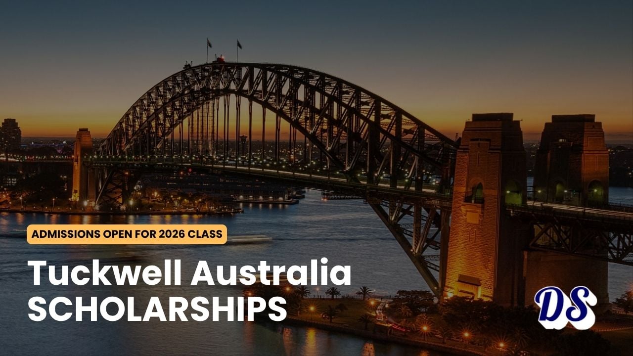25 Tuckwell Australia Scholarships 2027 of $27,600/Year Available for Higher Education Globally