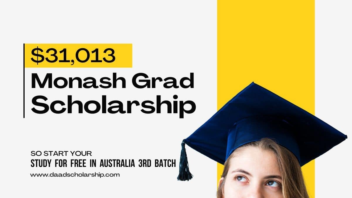 Monash University Graduate Scholarship 2024 Third Batch Open for Applications