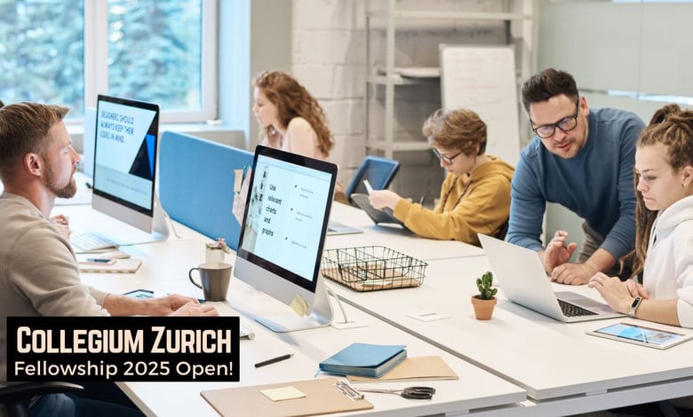 Collegium Zurich Early Career Fellowship 2025 Announcement